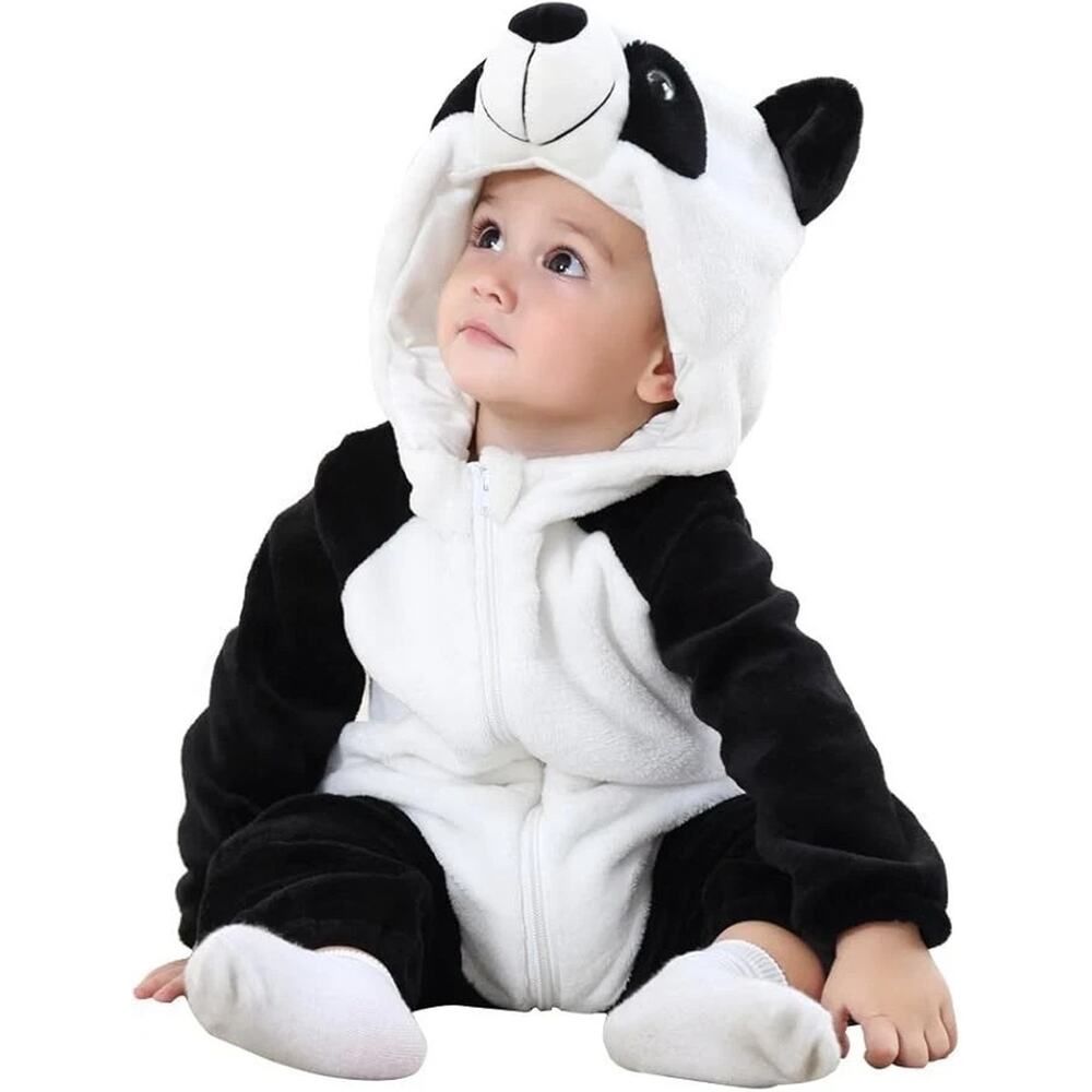 Michley Baby Panda Plush Costume one Piece 3-6 Months New